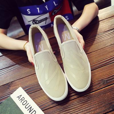 China Fashion \Comfortable\Durable New Pattern Business Canvas Shoes White Canvas Shoes Wholesale Fashion All-match Canvas Shoes For Men for sale