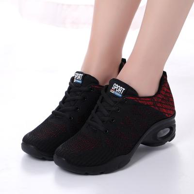 China CUSHIONING Custom Outdoor Square Ladies Casual Wear Ladies Jazz Dance Shoes Gym Ballroom Dance Shoes for sale