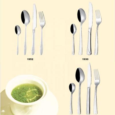 中国 Sustainable Design Knife Fork Spoon 304 Professional Dinnerware Set Stainless Steel Flatware 販売のため