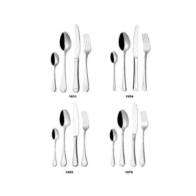 中国 Viable factory direct sale stainless steel spoon fork knife cutlery set custom tableware 販売のため