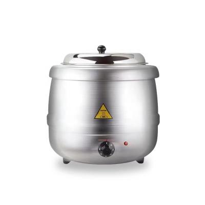 Cina Commercial Electric Soup Heater Stainless Steel Soup Warmer Kettle 10L Soup Warmer for Buffet in vendita