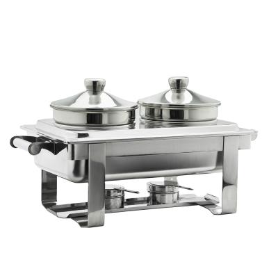 Cina Best Popular Hotel Buffet Food Equipment Style New Selling Cheap Stainless Steel Chafing Dish Buffet in vendita