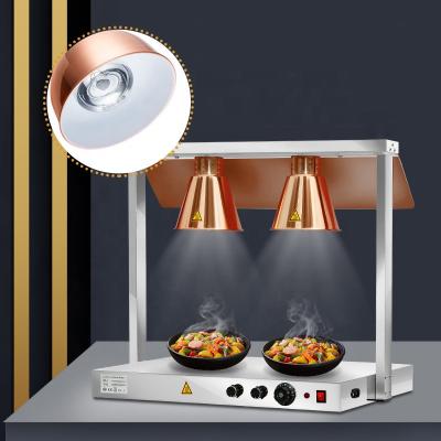 중국 Commercial Food Heater Lamps Kitchen Stainless Steel Lamp Buffet Top Table Factory Ware Kitchen Heater Light 판매용