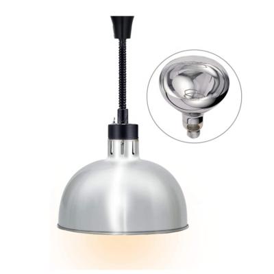 China Adjustable 250W commercial manufacture kitchen food heating lamps heat lamp for food buffet heating restaurant for sale