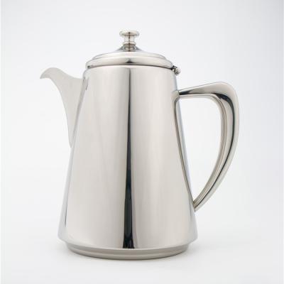 China Coffee Pot Warmer Steel Water Jug Pitcher/Teapots Warmer Milk Pitcher Hotel Buffet Food Equipment Best Price For Hotel Hotelware Set zu verkaufen