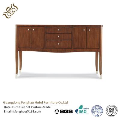 China Vintage Wooden Top Drawers half round console table Sideboard Cabinet for Living Room Furniture for sale