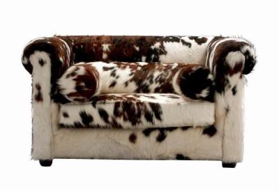 China Leopard Print Winter Warmth Sanding Hotel Room Sofa Set For Living Room for sale