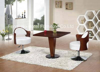 China Hotel Dining Table Modern Mahogany Wood Commercial Restaurant Tables for sale