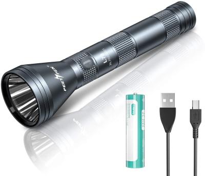 China New L70 Camping Lanterna De Led 1500 Lumen Led Flashlight Rechargeable Long Led Torch Light for sale