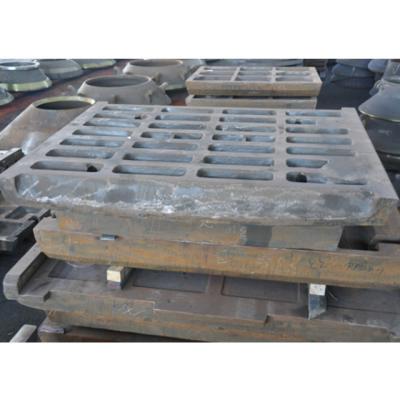 China Jaw Crusher Manganese Steel Spare Parts Mn18cr2 Jaw Plate High For Nordberg Lt96 C96 Lt100 C100 Jaw Crusher for sale