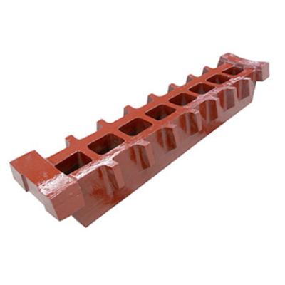 China Automatic High Jaw Crusher Manganese Steel Shredder Parts Crusher Grid for sale