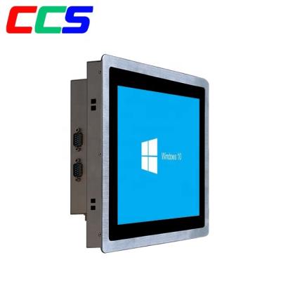 China Aluminum Alloy 12.1 Inch 1024*768 1000nit Direct Sunlight Readable All In One Touch Screen Panel PC for sale