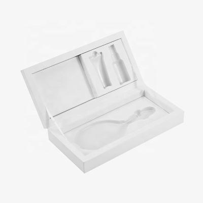 China Matte Folding Rigid Paper Packaging Box Lid Handmade Magnetic Closure Gift White Cardboard Boxes For Packaging for sale