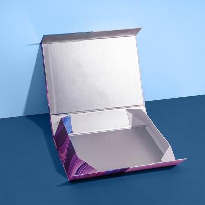 China Factory Handmade Magnetic High End Hard Cardboard Luxury Paper Closure Shoes Packaging Foldable Shipping Box for sale