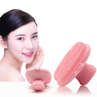 China Various Promotional Durable Square Silicone Food Grade DEEP CLEANING Facial Cleansing Brush for sale