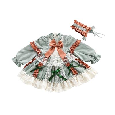 China Elegant Baby Washable Dress Skirt Lolita Girl New Year Princess Banquet Children Wedding Girl Birthday Dress Skirt for sale