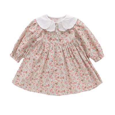 China New Style Anti-wrinkle Long Sleeves Dress Special Sale Little Girl Dress Baby Dresses Fashion Simplicity Desgin Flower Dresses for sale