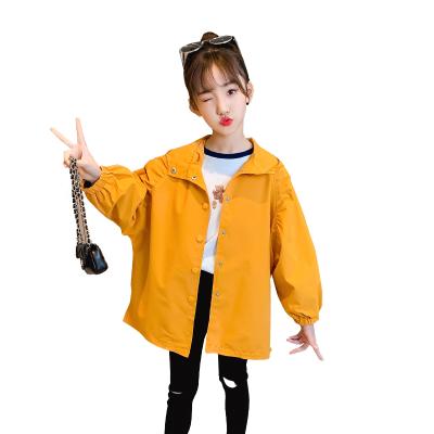 China Wholesale Anti-wrinkle Winter Clothes Hot Sale Small Yellow Leopard Anorak Logo Windbreaker Kid Set Kids Coats Girls for sale