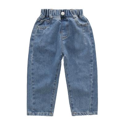 China Color Fade Proof New Model Fashion kids wear boys jeans kids jeans pants for girl stitching jeans with high quality for sale