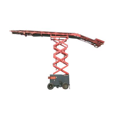 China Heat Resistant Mobile Hydraulic Elevator 4-11KW Conveyor Farm Storage Grain Lifting Conveyor for sale