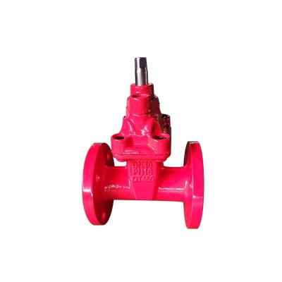 China General Ductile Cast Iron Soft Seal 4 6 Inch PN10 Water Gate Valve for sale