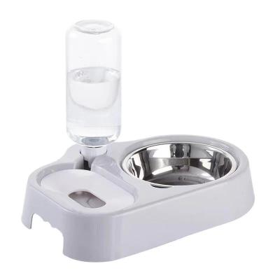 China Automatic Pet Bowl Wholesale Dispenser Automatic Drinking Water Food Making Pet Feeder for sale