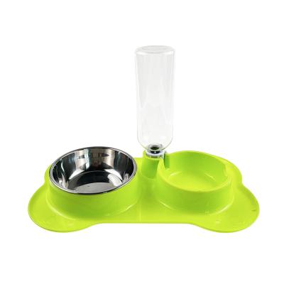 China Automatic Pet Bowl Wholesale Dispenser Automatic Drinking Water Food Making Pet Feeder for sale