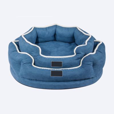 China Amazon Lisi Velvet Eabric Removable Memory Hot Selling Breathable Foam Dog Pet Bed Pet Bed Luxury Sofa for sale