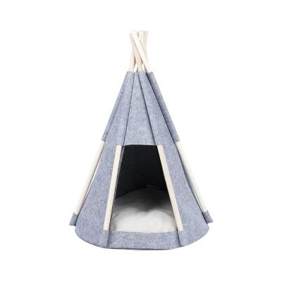 China Manufacture Breathable Wholesale Pet House Fully Enclosed Pet Tent Nest Plush Pet Bed for sale