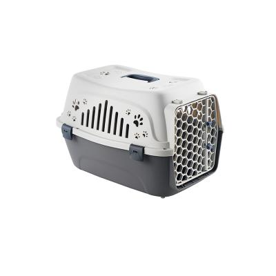 China Breathable Well-designed Plastic Airline Pet Carrier Travel Approved Pet Carrier for sale