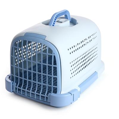 China 2021 Hot Sale Breathable Durable Pet Cages Carriers Houses Cat Airline Approved Portable Pet Cages for sale