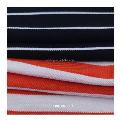 China 30% Cotton 260GSM Polo Fabric Eco-Friendly 70% Bamboo Yarn Dyed Moisture-absorbent For Dress Blouse Tank Crop Polo for sale