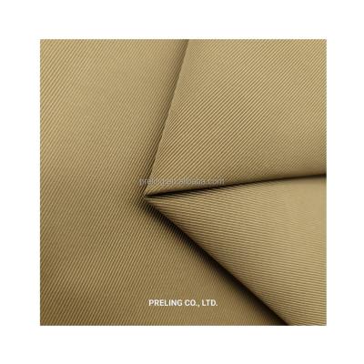 China New collection waterproof polyester sorona stretch twill weft fabric for jacket coat clothing for sale