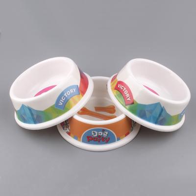 China Viable Wholesale Cute Cartoon Dog Dish/Custom Plastic Dog Bowl/High Quality Disposable Pet Bowl for sale