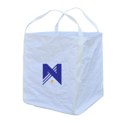 China Breathable Jumbo Storage Bags for Cement Sand with Customized Logo big bag for sale