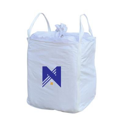 China Breathable Wholesale Oem Ton Bags High Quality 1 Ton Bulk Bags 1000kg Ton Fibc Pp Jumbo Big Bags for sale