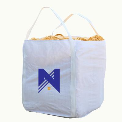 China Breathable 1500kg 1000kg Polypropylene Woven Container PP FIBC Jumbo Bulk Ton Big Bag for sale