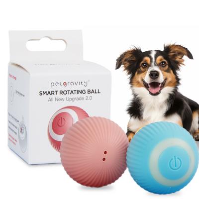 China Pet Automatic Smart Electric Cat Toy Interactive Cat Ball Toys Game Cats ABS Rolling for sale