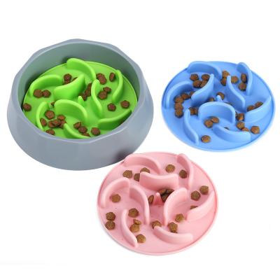 China Non Automatic Pet Slow Feeder Bowl Collapsible Silicone Cat Slow Feeder for sale