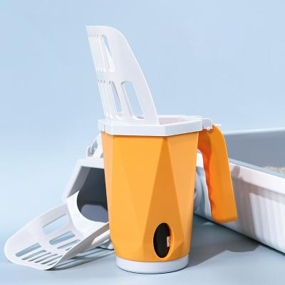 China Detachable Integrated Cat Shovel Self Cleaning Integrated Litter Scoop for sale