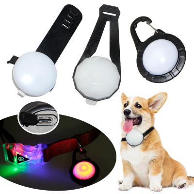 China Rechargeable LED Flashing Dog Tag ABS Dog Identification Tag Customized for sale