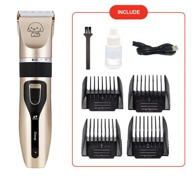 China 110V-240V Dog Grooming Clippers Cordless Low Noise Cat Grooming Clippers for sale