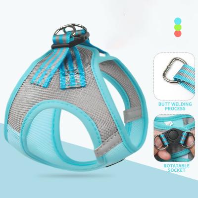 Cina Personal Private Label Regolabile Disegnatore Personalizzato Tessuto a maglia traspirante Cani da compagnia Dog Harness Leash Logo Personalizzato in vendita