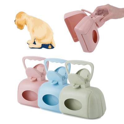 China Blue Portable Pet Poop Picker Toilet Bowl Poo Picker For Dogs for sale