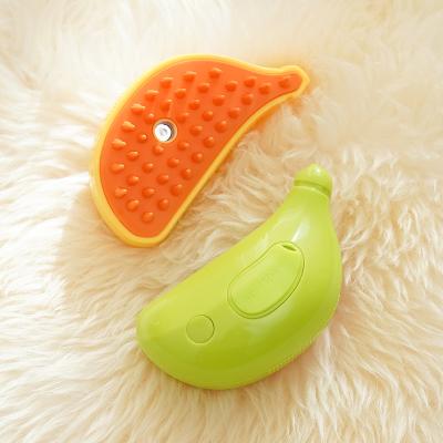 China Pet Grooming Steamer Brush Dog Cat Hair Removal Brush Rechargeable Portable Steam Spray for sale