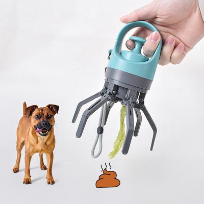 China OEM ODM Dog Pooper Scooper Sustainable Plastic Blue Dog Poop Cleaner for sale