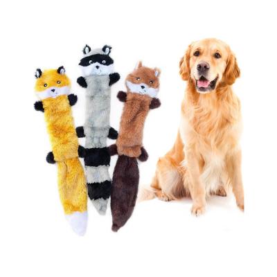 Chine Des jouets pour chiens en peluche, molars, indestructibles et grincants, des jouets pour chiots, bruns, à mâcher à vendre