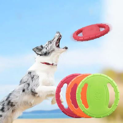 China Dog Flying Play Toy Function Outdoor EVA Dog Flying Disc Durable Training Toy for sale