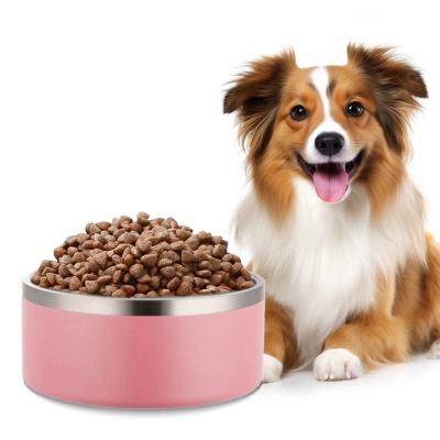 China Pet Feeding Vacuum Insulated Stainless Steel Dog Bowl Durable Power Source Not Applicable for sale