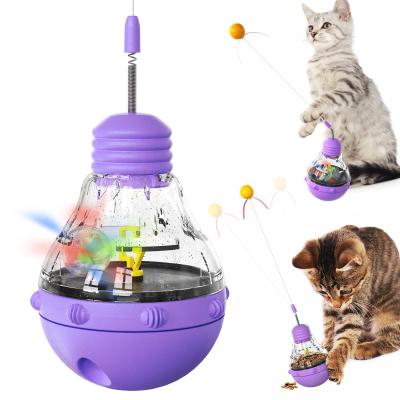 China Snacks 50ml Cat Treat Dispenser Sustainable Electronic Interactive Cat Toys for sale